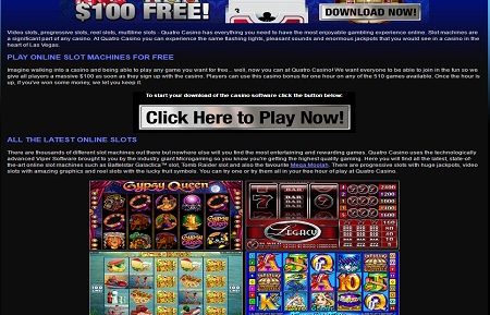 Quatro Casino game lobby