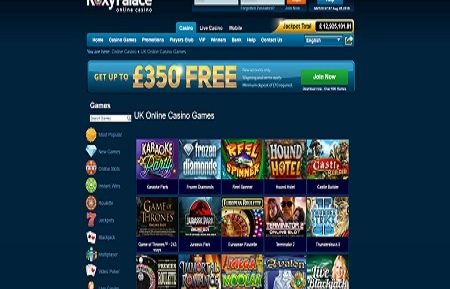 roxy palace casin games