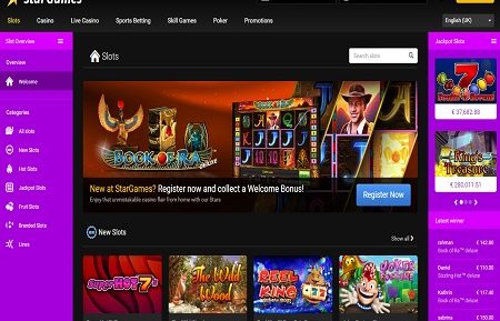 stargames casino game lobby