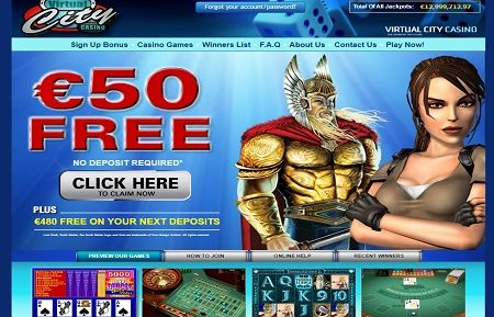 virtual city casino lobby